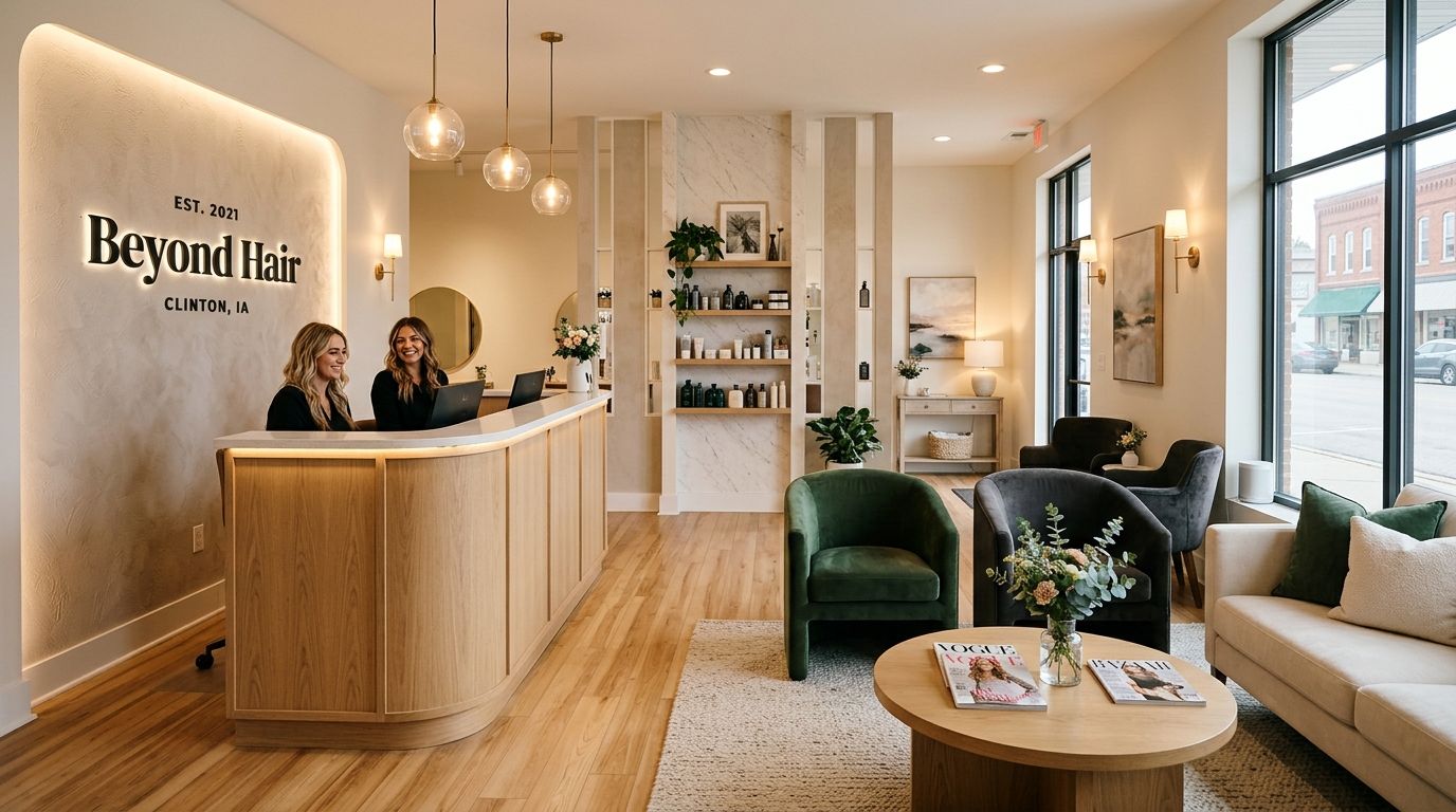Illustration of Beyond Hair, beauty salon in Clinton, IA, photo 1 of 6